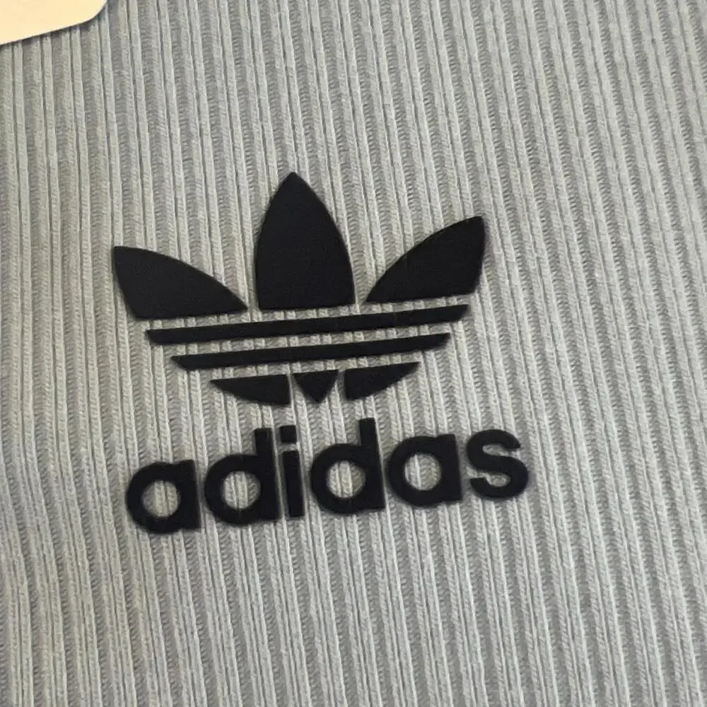 $35 NWT adidas Big Girls RIB  Pull-On Flare Blue Pants Size M(11-12) - Picture 3 of 7